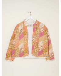 FatFace - Fatface Evie Quilted Patchwork Jacket - Lyst