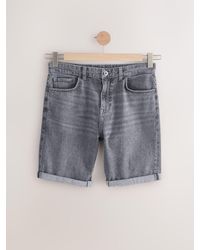 Next - Slim Fit Stretch Denim Shorts - Lyst