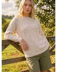Roman - Cable Knit Jumper - Lyst