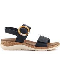 Pavers - Touch Fasten Platform Sandals - Lyst
