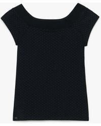Superdry - Polka Dot Essential Off-Shoulder Top - Lyst