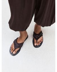 Next - N. Premium Buckle Toe Thong Sandals - Lyst