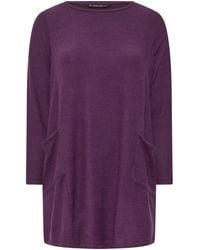 Evans - Knitted Tunic Dress - Lyst