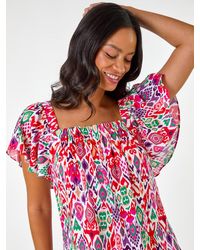 Roman - Zig Zag Ruffle Shirt - Lyst