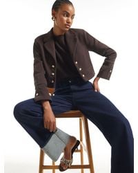 River Island - Button Drummer Jacket - Lyst