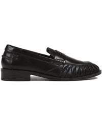 Bronx - Next Wagon Pleated Leather Loafers - Lyst