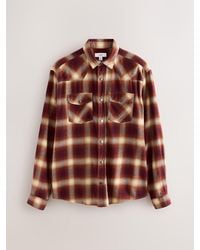 Next - Western Style Ombre Check Long Sleeve Shirt - Lyst