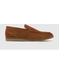 schuh - Risk Suede Loafers - Lyst