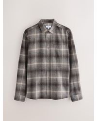 Next - Western Style Ombre Check Long Sleeve Shirt - Lyst