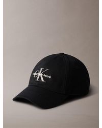 Calvin Klein - Embroidered Monogram Logo Twill Cap - Lyst