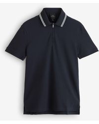 ARMANI EXCHANGE - Regular Fit Tipped Detail Polo Shirt - Lyst