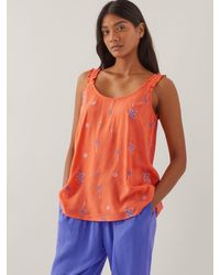 Monsoon - Kamila Embroidered Cami Top - Lyst