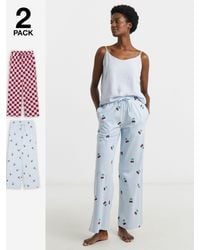 Simply Be - Pretty Secrets Pyjamas Bottoms 2 Pack - Lyst
