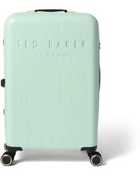 Ted Baker - Mint Icon Case Croc Medium Suitcase - Lyst
