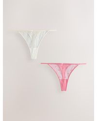 Next - Daisy Embroidered Knickers 2 Pack - Lyst
