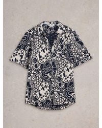 White Stuff - Annie Short Sleeve 100% Cotton Jersey Shirt - Lyst