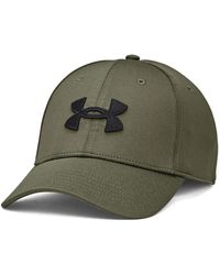 Under Armour - Blitzing Low Stretch Fit Cap Marine Od - Lyst