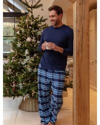 Cyberjammies - Jersey Top & Check Pyjamas Set - Lyst