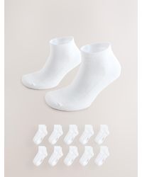Next - Cushioned Mid Trainer Socks 10 Pack - Lyst