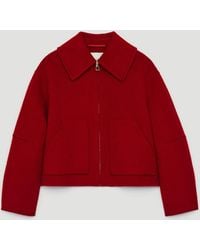 Hush - Nerise Pure Wool Double Faced Zip Jacket - Lyst