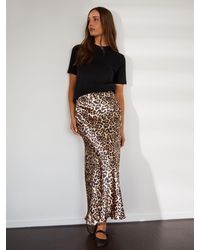 Threadbare - Maxi Satin Slip Skirt - Lyst