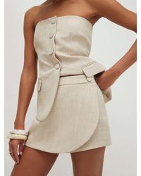 River Island - Wrap Front Skort - Lyst