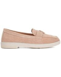 Dune - Wide Fit Grinning Unlined Suede Loafers - Lyst