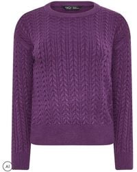 M Com - Petite Mini Cable Jumper - Lyst