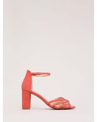 Phase Eight - Phase Eight High Block Sandals - Lyst