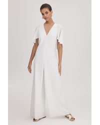 Florere - Cape Wide Leg Jumpsuit - Lyst