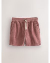 Next - Elasticated Waist 7 Inch Cord Shorts - Lyst