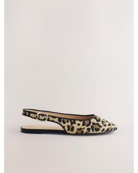 Next - Forever Comfort Loafer Mit Runder Zehenpartie Und Slingback-Riemchen - Lyst