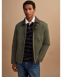 Next - Khaki Shower Resistant Nylon Barn Jacket - Lyst