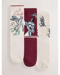 Next - Disney Bambi Deer Licensed Ankle Socks 3 Pack - Lyst