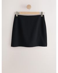 Next - Tailored Mini Skirt - Lyst