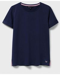 Crew - Perfect Slub 100% Cotton T-Shirt - Lyst