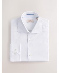 Next - Slim Fit 100% Pima Cotton Sateen Finish Long Sleeve Signature Shirt - Lyst