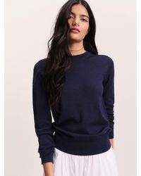 The Set - Premium Crew Neck Long Sleeve Merino Jumper - Lyst