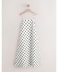 Next - Square Neck Cami Midi Dress - Lyst