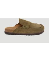 Hush - Rune Gepolsterte Wildleder-Slipper - Lyst