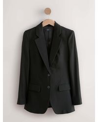 Next - Tailored Single Breasted Blazer With Wool - Lyst