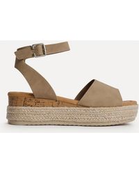 Linzi - Nirvana Espadrille Flatform Sandals - Lyst