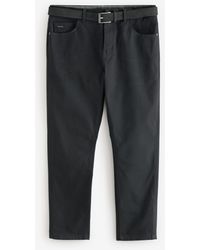 Next - Elegante Slim-Fit Chinohose Aus Bedrucktem Stretch Mit Gürtel32B X 33L (Uk 32 L) - Lyst