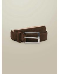 Charles Tyrwhitt - Chocolate Suede Made - Lyst