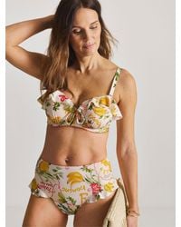 Figleaves - Frill Bikini Brief - Lyst