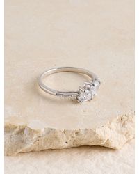 Next - Sterling Intertwining Heart Ring - Lyst