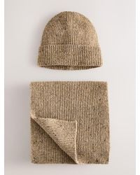 Next - Scarf And Beanie Matching Set - Lyst