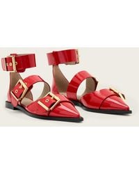 AllSaints - Allsaints Sutton Patent Shoes - Lyst