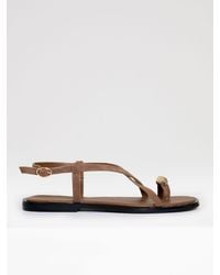 Threadbare - Cross Strap Toe Loop Sandals - Lyst