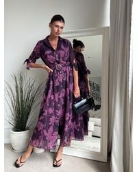 Style Cheat - Daphne Belted Shirt Dress - Lyst